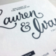 Lauren & Ivan's Wedding Program